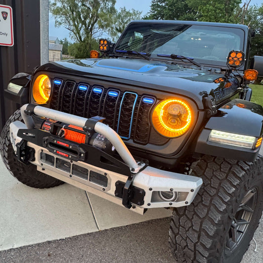 Front Mid-Width Complete Bumper Kit-Jeep Wrangler JL / Gladiator JT