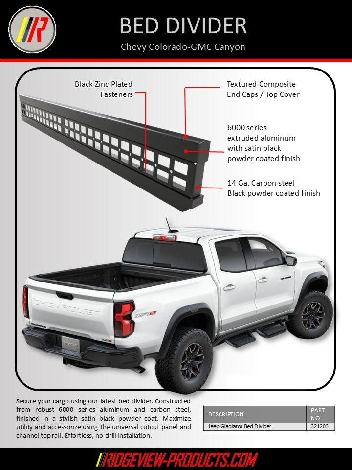 BED DIVIDER INFORMATION FLYER