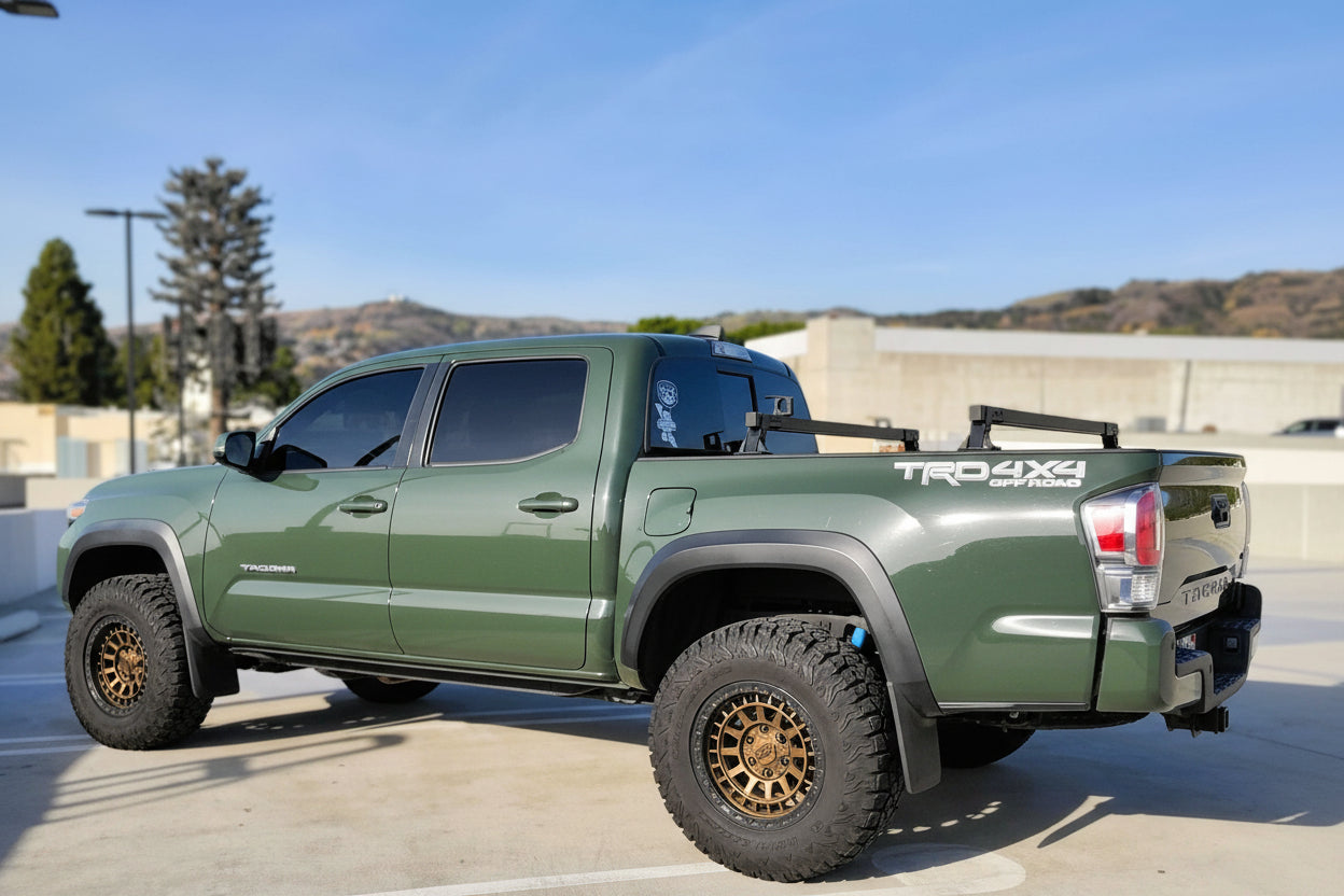 Toyota Tacoma with Cargo Cross Bars installed