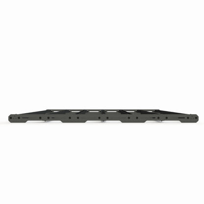 Aluminum platform rack, side view, 56 inch X 53 inch