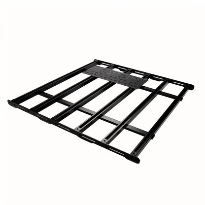 Universal accessory plate installed on platform rack