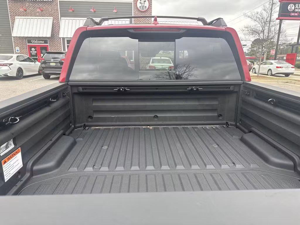 Honda Ridgeline cargo rail kit installed