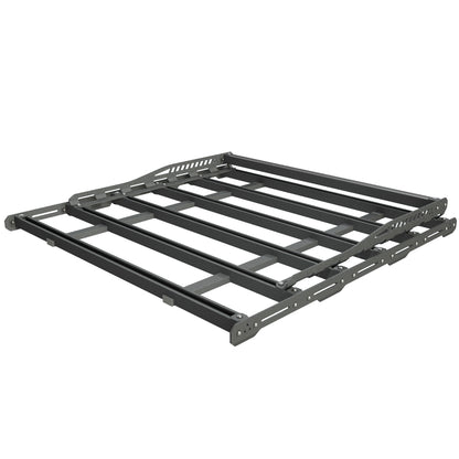 Aluminum platform rack with basket