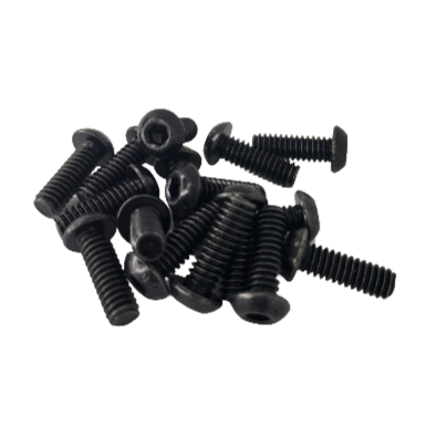 1/4"-20 BLACK ZINC PLATED BUTTON HEAD SCREW KIT