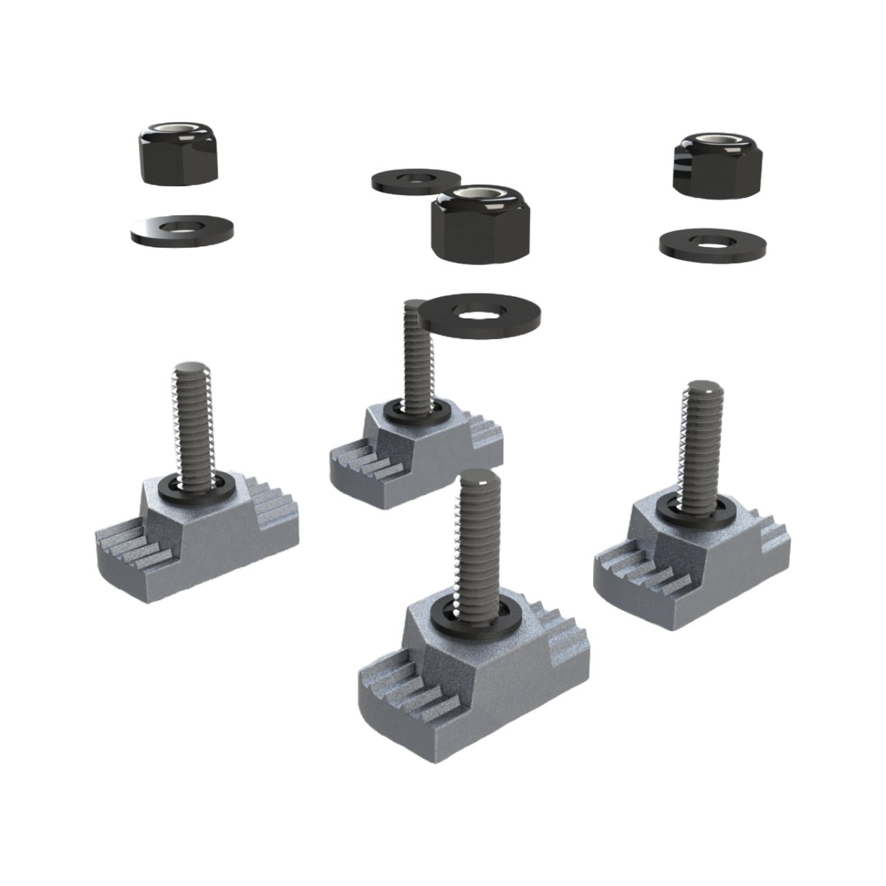 Strut channel stud kit 1/4"-20