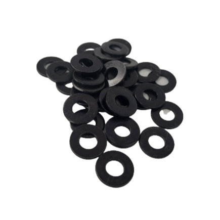 1/4" BLACK ZINC PLATED FLAT WASHER KIT