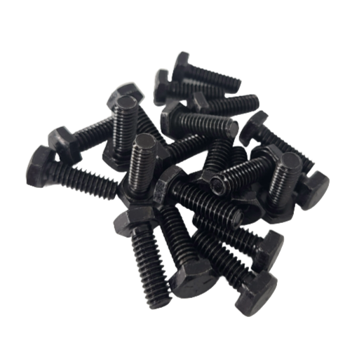 1/4"-20 BLACK ZINC PLATED HEX HEAD SCREW KIT