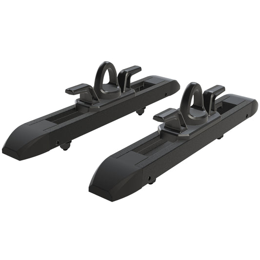 Short cargo rail kit with tie downs