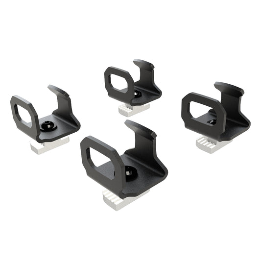 Strut channel tie down hooks