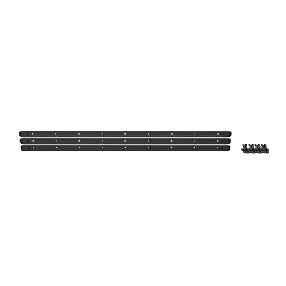 3D model of truck bed cargo rails with tie downs, standard and short length.