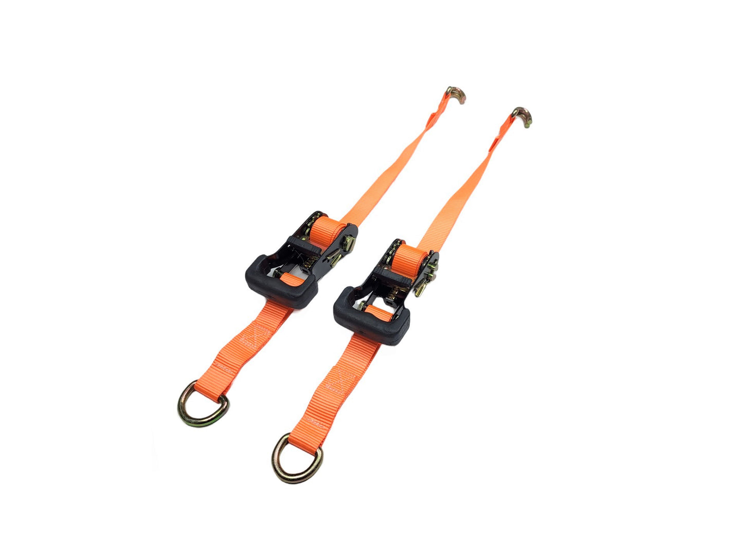 Quickly secure loads using these ApexOEM ratchet tie downs with hassle free straps.