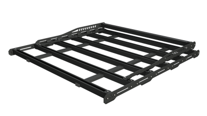 Isometric view of platform rack basket kit installed