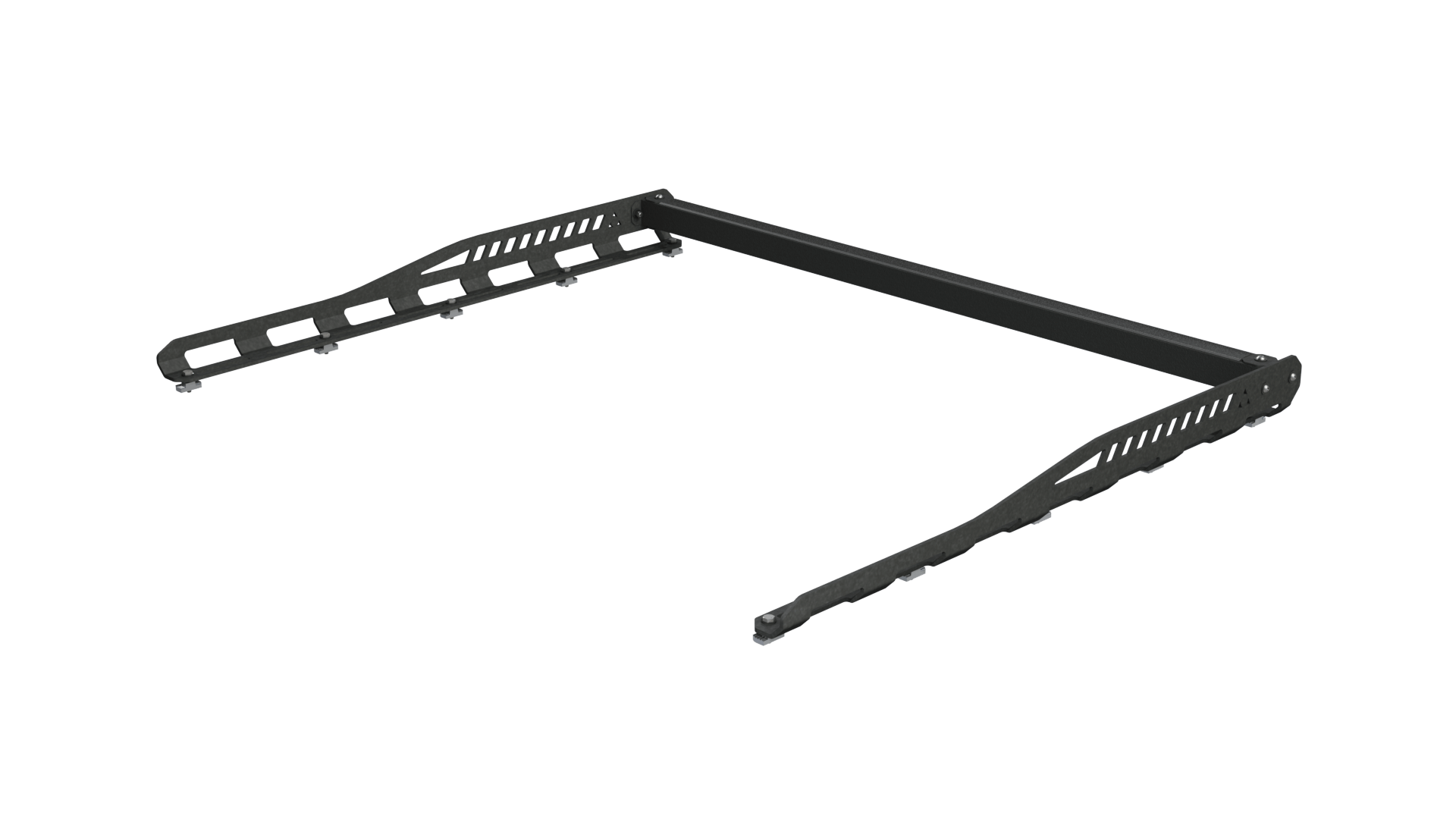 Isometric view of platform rack basket kit